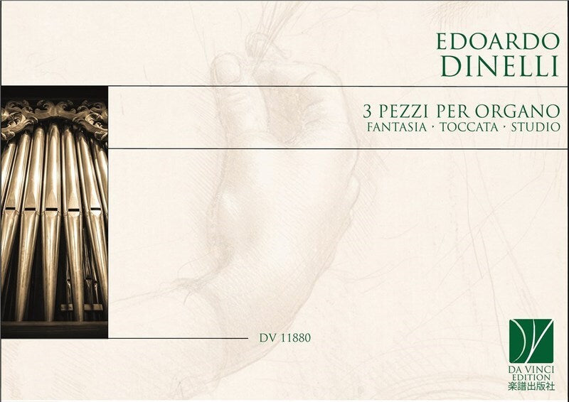 DINELLI - 3 PIECES FOR ORGAN FANTASIA TOCCATA STUDIO