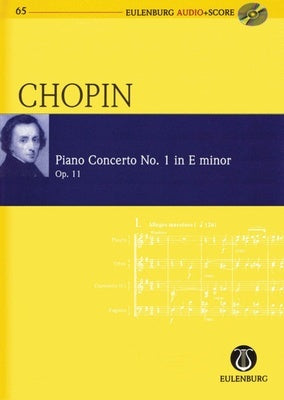 CHOPIN - PIANO CONCERTO NO 1 OP 11 STUDY SCORE BK/CD