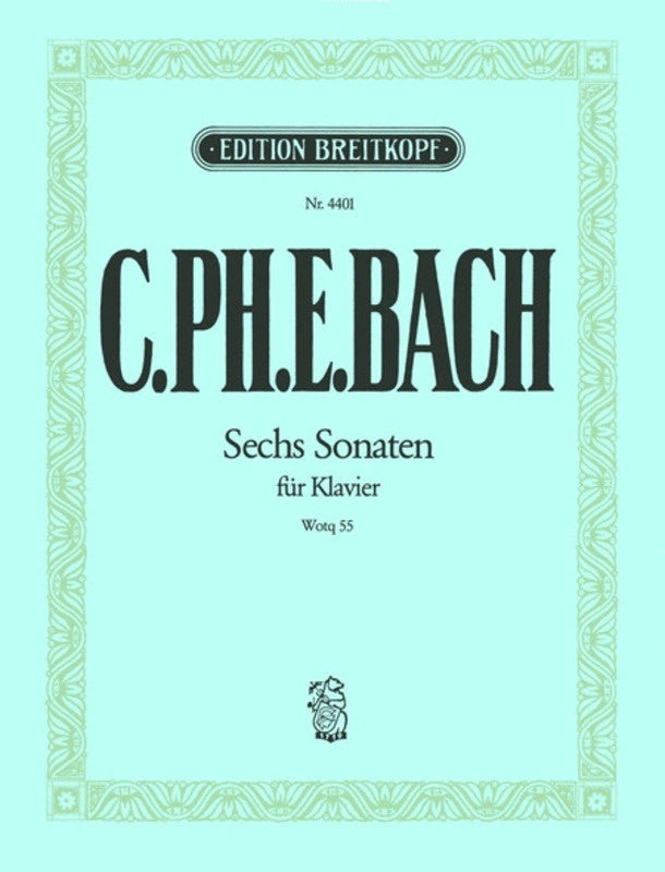 CPE BACH - 6 SONATAS WQ 55/1-6 PIANO