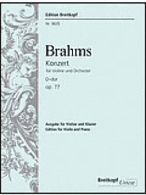 CONCERTO OP 77 D VLN/PNO URTEXT