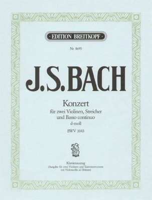 CONCERTO BWV 1043 D MIN 2 ED PETRENZ VLN PNO