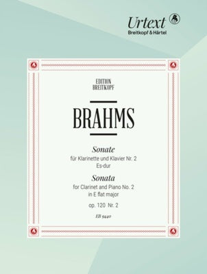 BRAHMS - SONATA E FLAT MAJOR OP 120 NO 2 CLARINET/PIANO