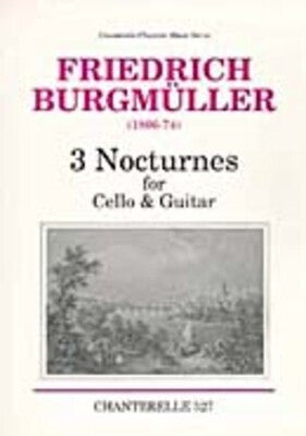 BURGMULLER - 3 NOCTURNES FOR CELLO/GUITAR