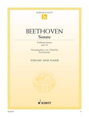 BEETHOVEN - SONATA F MAJOR OP 24 (SPRING) FOR VIOLIN/PIANO
