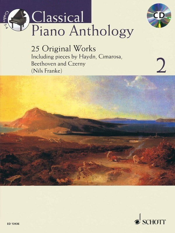 CLASSICAL PIANO ANTHOLOGY VOL 2 BK/CD