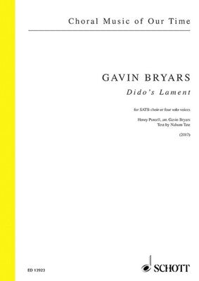BRYARS - DIDOS LAMENT SATB