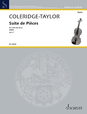 COLERIDGE-TAYLOR - SUITE DE PIECES OP 3 VIOLIN/PIANO