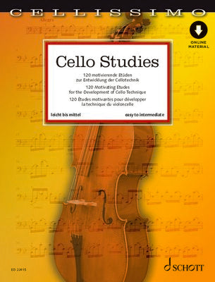 CELLO STUDIES 120 MOTIVATING ETUDES CELLISSIMO BK/OLA
