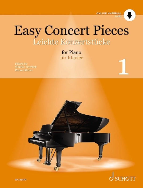 EASY CONCERT PIECES FOR PIANO VOL 1 BK/OLA