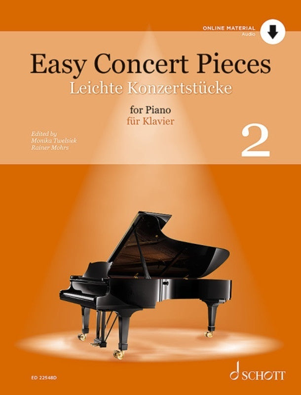 EASY CONCERT PIECES FOR PIANO VOL 2 BK/OLA