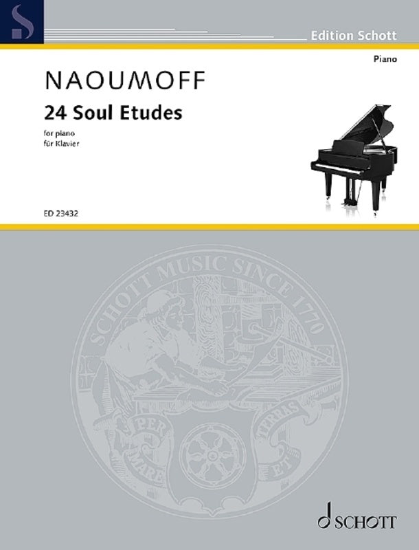 NAOUMOFF - 24 SOUL ETUDES FOR PIANO