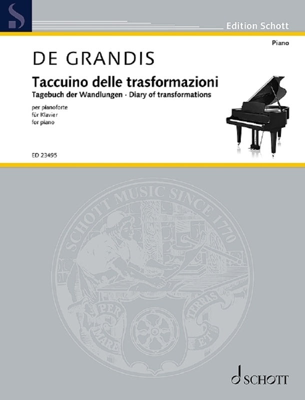 GRANDIS - DIARY OF TRANSFORMATIONS FOR PIANO