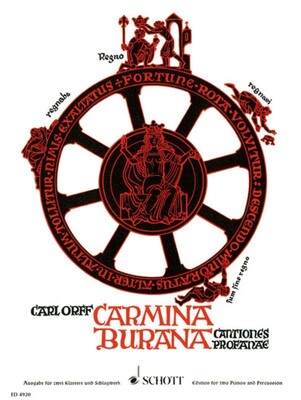 CARMINA BURANA SCORE SOLOISTS/SATB/2 PNO/PERC