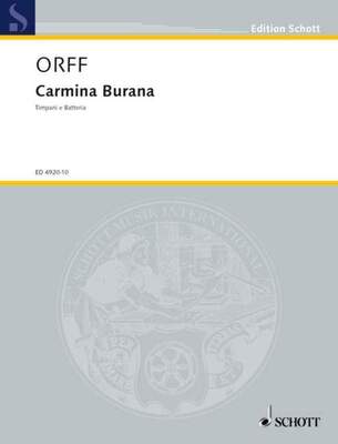 CARMINA BURANA PERCUSSION PARTS