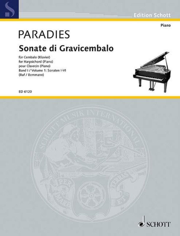 PARADISI - SONATAS FOR HARPSICHORD VOL 1