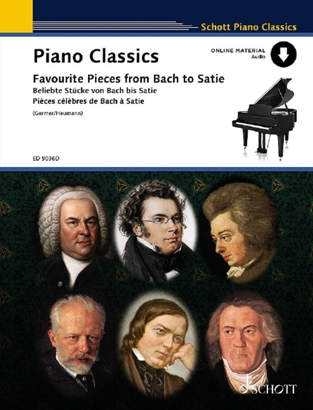 PIANO CLASSICS FAVOURITE PIECES FROM BACH TO SATIE BK/OLA