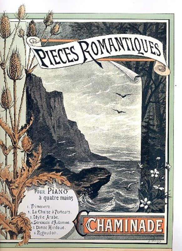 CHAMINADE - 6 PIECES ROMANTIQUES OP 55 FOR PIANO DUET