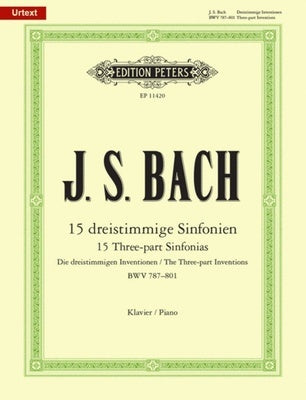 15 THREE-PART INVENTIONS (SINFONIAS)