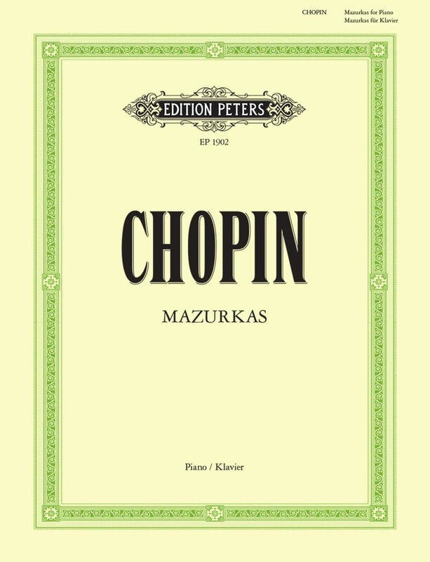CHOPIN - MAZURKAS ED SCHOLTZ POZNIAK