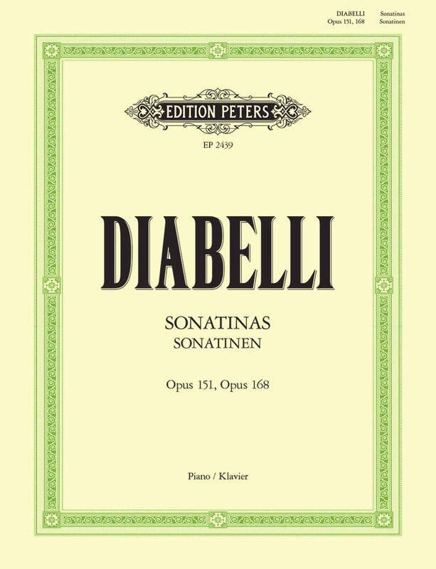 DIABELLI - 11 SONATINAS OP 151 OP 168