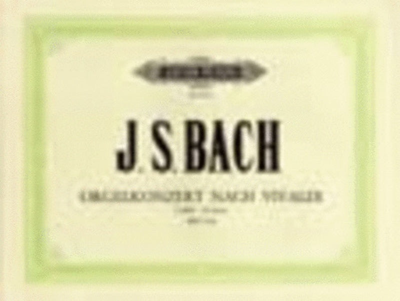 CONCERTO D MIN BWV 596 AFTER VIVALDI