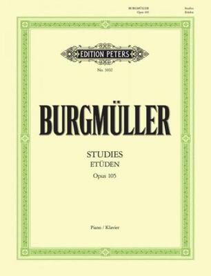 BURGMULLER - 12 BRILLIANT & MELODIOUS STUDIES OP 105