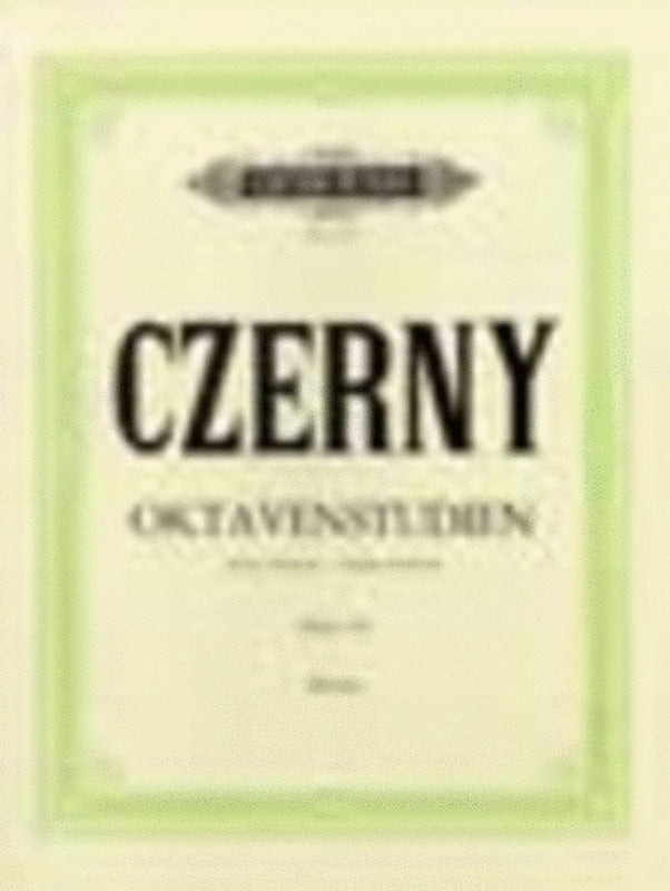 CZERNY - OCTAVE STUDIES OP 553 FOR PIANO