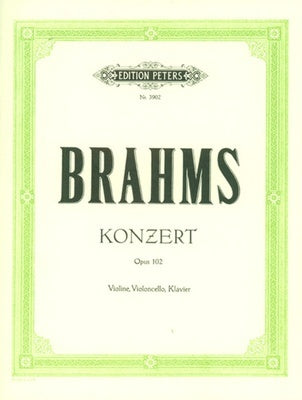 BRAHMS - CONCERTO A MIN OP 102 VIOLIN/CELLO/PIANO