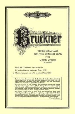 CHRISTUS FACTUS EST NO 3 GRADUALS SATB UNACCOMP