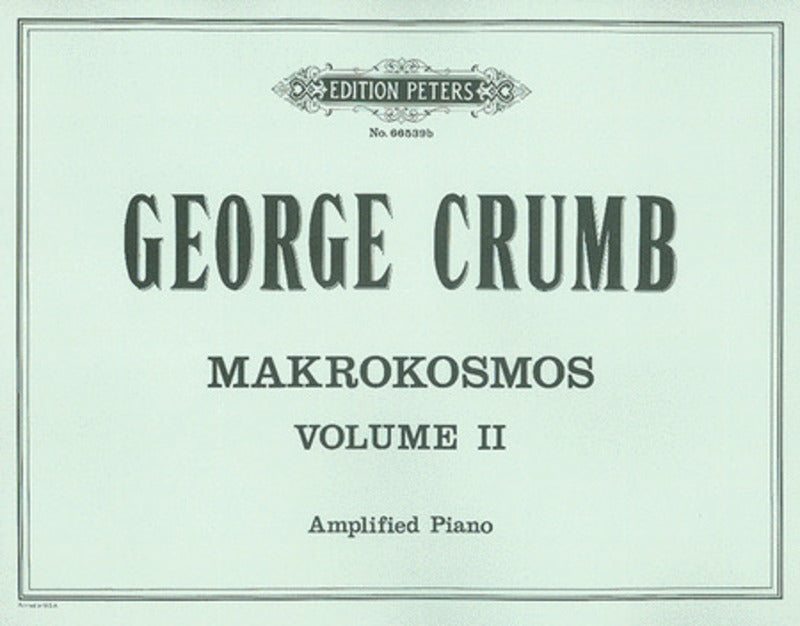 CRUMB - MAKROKOSMOS VOL 2 FOR AMPLIFIED PIANO (POD)