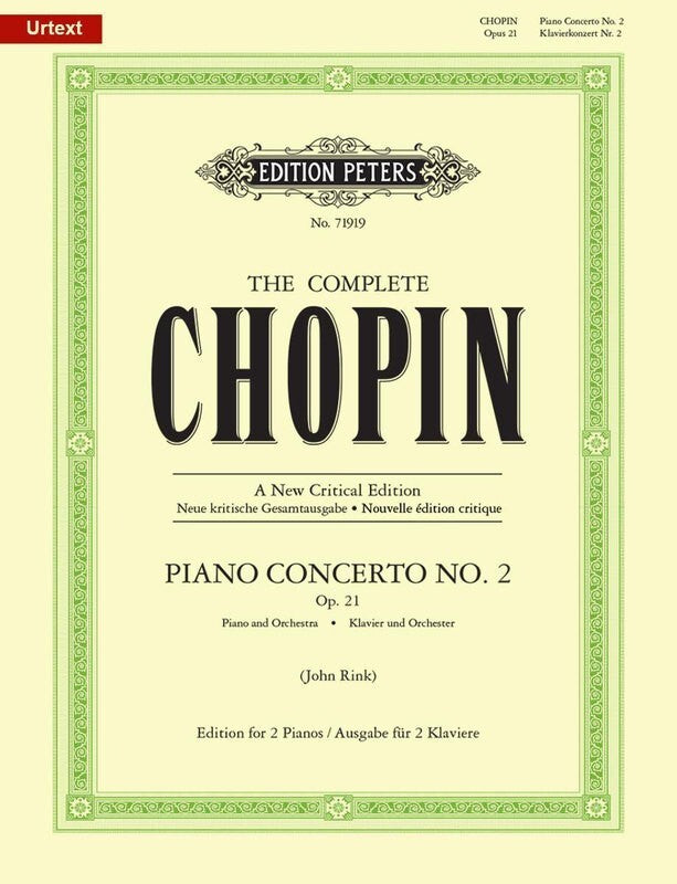 CONCERTO NO 2 OP 21 F MIN 2P 4H ED RINK URTEXT