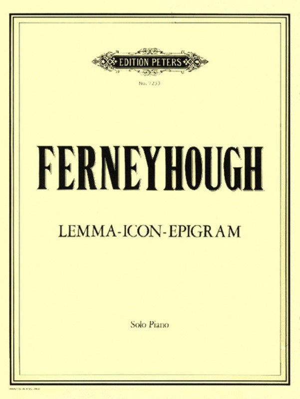 LEMMA ICON EPIGRAM