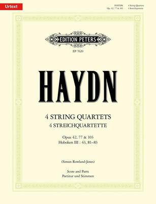 4 STRING QUARTETS OP 42 OP 77 OP 103
