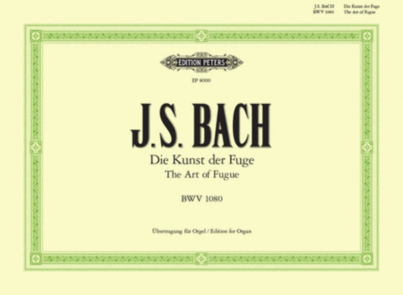 ART OF THE FUGUE COMP ARR WALCHA