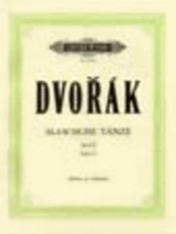 DVORAK - SLAVONIC DANCES VOL 2 OP 72 PIANO DUET