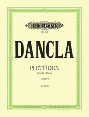 DANCLA - 15 STUDIES OP 68 FOR 2 VIOLAS