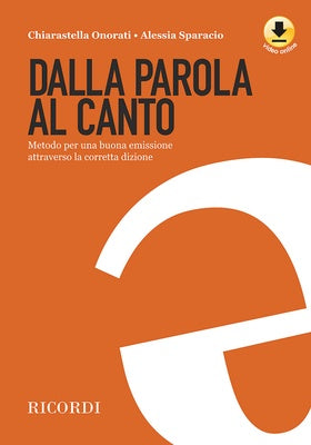 DALLA PAROLA AL CANTO VOCAL METHOD BK/OLV