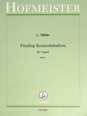 CONCERT STUDIES 50 OP 26 BK 1 NO 1 TO 25 BSN