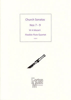 CHURCH SONATAS NOS 7 - 9 FLEXIBLE FLUTE QUARTET