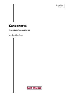 CANZONETTA FOR VIOLIN/BRASS BAND BB4 SC/PTS