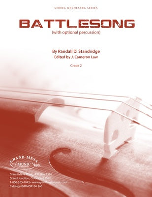 BATTLESONG FOR STRING ORCHESTRA SO2 SCORE