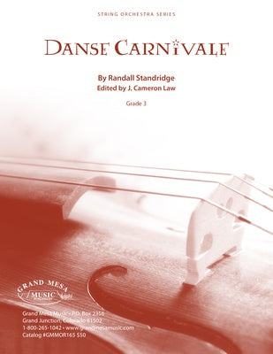 DANSE CARNIVALE FOR STRING ORCHESTRA SO3 SCORE