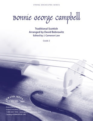 BONNIE GEORGE CAMPBELL FOR STRING ORCHESTRA SO2 SCORE