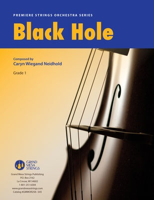 BLACK HOLE FOR STRING ORCHESTRA SO1 SCORE