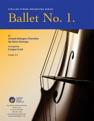 BALLET NO 1 FOR STRING ORCHESTRA SO2.5 SCORE