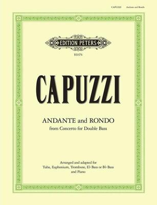 CAPUZZI - ANDANTE AND RONDO TROMBONE OR TUBA/PIANO
