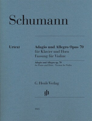 ADAGIO AND ALLEGRO OP 70 VLN PNO