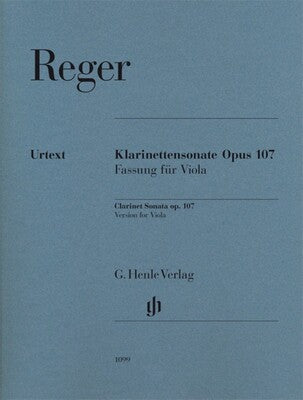 CLARINET SONATA OP 107 VIOLA VERSION URTEXT