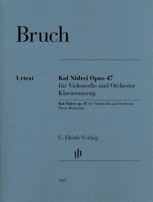 BRUCH - KOL NIDREI OP 47 FOR CELLO/PIANO