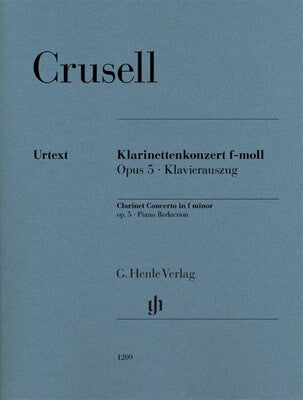 CRUSELL - CONCERTO IN F MINOR OP 5 CLARINET/PIANO